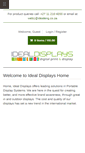 Mobile Screenshot of idealdisplays.co.za