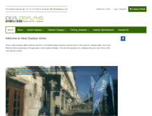 Tablet Screenshot of idealdisplays.co.za